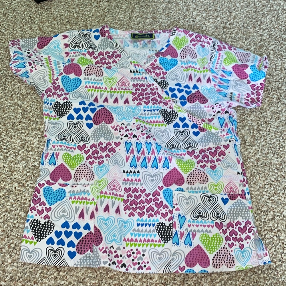 Cute scrub top